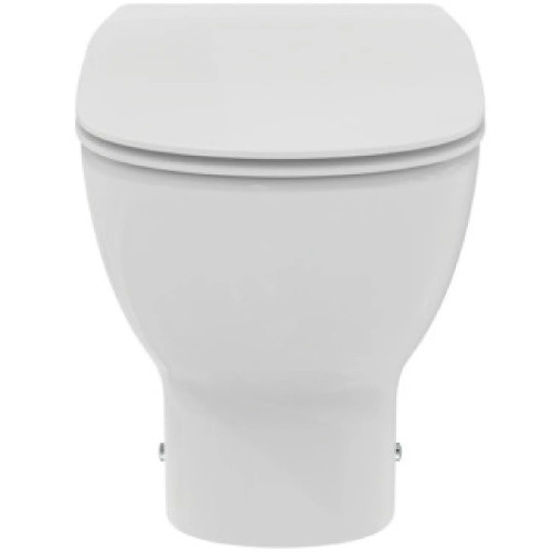 Vaso a terra filo muro Tesi bianco opaco con sistema AquaBlade - Ideal