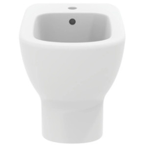 Bidet a Terra Filo Muro Tesi 55x36 cm Bianco Opaco - Ideal Standard 2