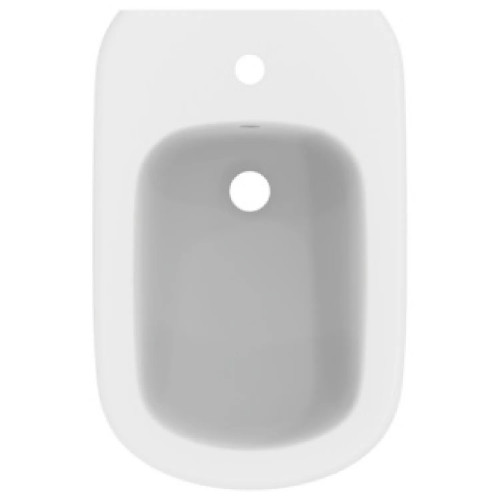 Bidet a Terra Filo Muro Tesi 55x36 cm Bianco Opaco - Ideal Standard