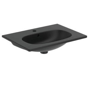 Lavabo Top da Incasso 60 cm Tesi Nero Opaco | Ideal Standard - Design