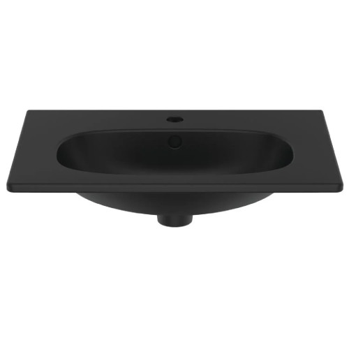 Lavabo Top da Incasso 60 cm Tesi Nero Opaco | Ideal Standard - Design