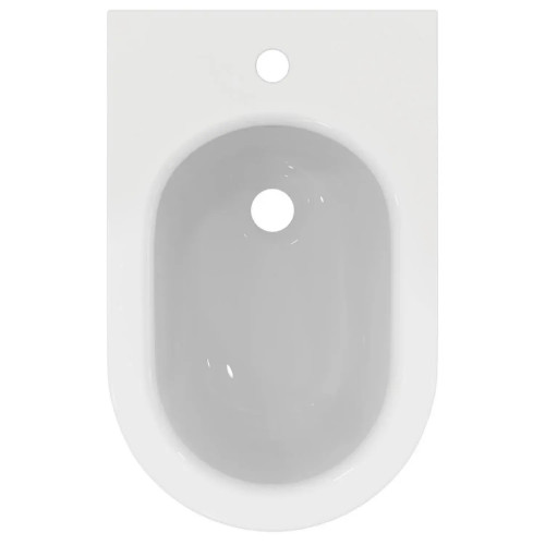 Bidet a terra filo muro Blend Curve bianco lucido | Ideal Standard