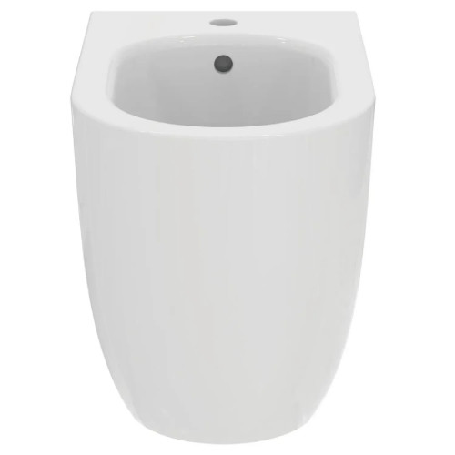 Bidet a terra filo muro Blend Curve bianco lucido | Ideal Standard