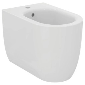 Bidet a terra filo muro Blend Curve bianco lucido | Ideal Standard