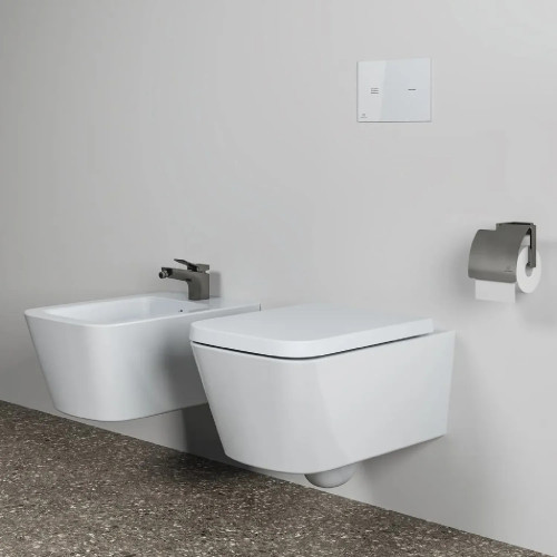 Lavabo Top a Muro 50 cm Strada Bianco Lucido - Ideal StandardVaso sosp