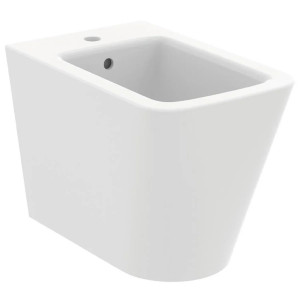 Bidet a terra filo muro Blend Cube bianco opaco | Ideal Standard