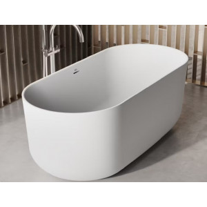 Vasca da bagno Anafi centro stanza 170x75x60h cm bianco satinato Jacuz 2