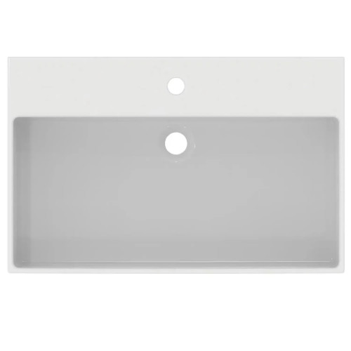 Lavabo da appoggio rettangolare 70x45 cm Extra bianco lucido - Ideal S