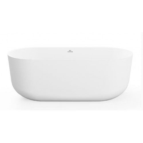 Vasca da bagno Anafi centro stanza 170x75x60h cm bianco satinato Jacuz