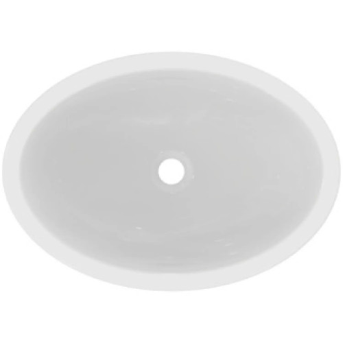 Lavabo da appoggio ovale 60x42 cm Strada bianco lucido - Ideal Standar