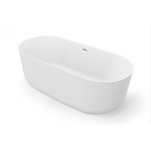 Vasca da bagno Anafi centro stanza 170x75x60h cm bianco satinato Jacuz