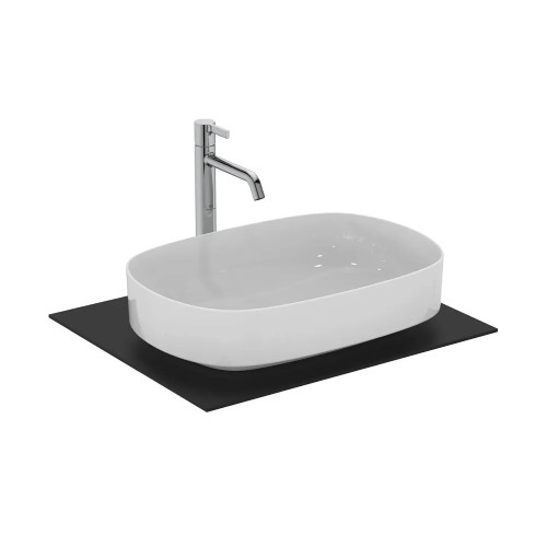 Lavabo da appoggio ovale 55 cm Linda-X bianco lucido - Ideal Standard