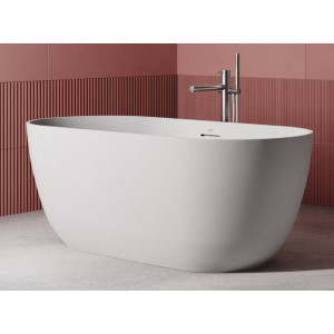 Vasca da bagno Moorea centro stanza in Techstone® 170x75x60.5h cm bian 2