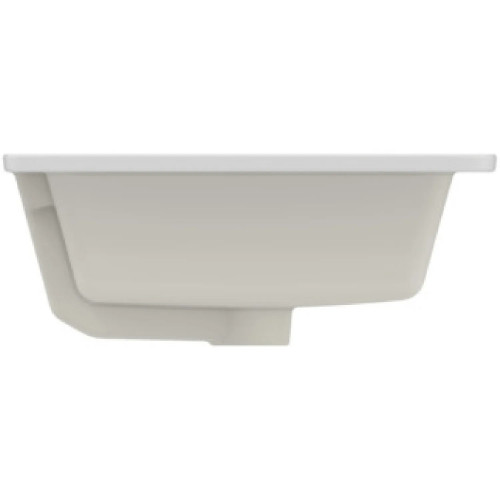 Lavabo da incasso rettangolare soprapiano 59.5x44 cm Strada bianco luc