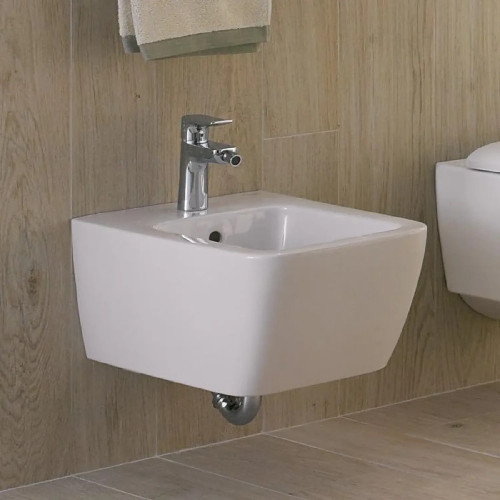 Bidet Sospeso Icon Square Bianco Lucido | Geberit