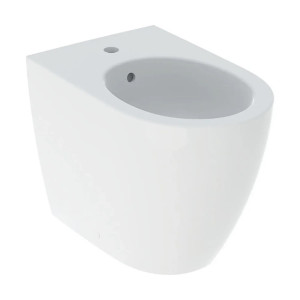 Bidet a terra filo muro Icon 56x35x41h cm bianco lucido - Geberit