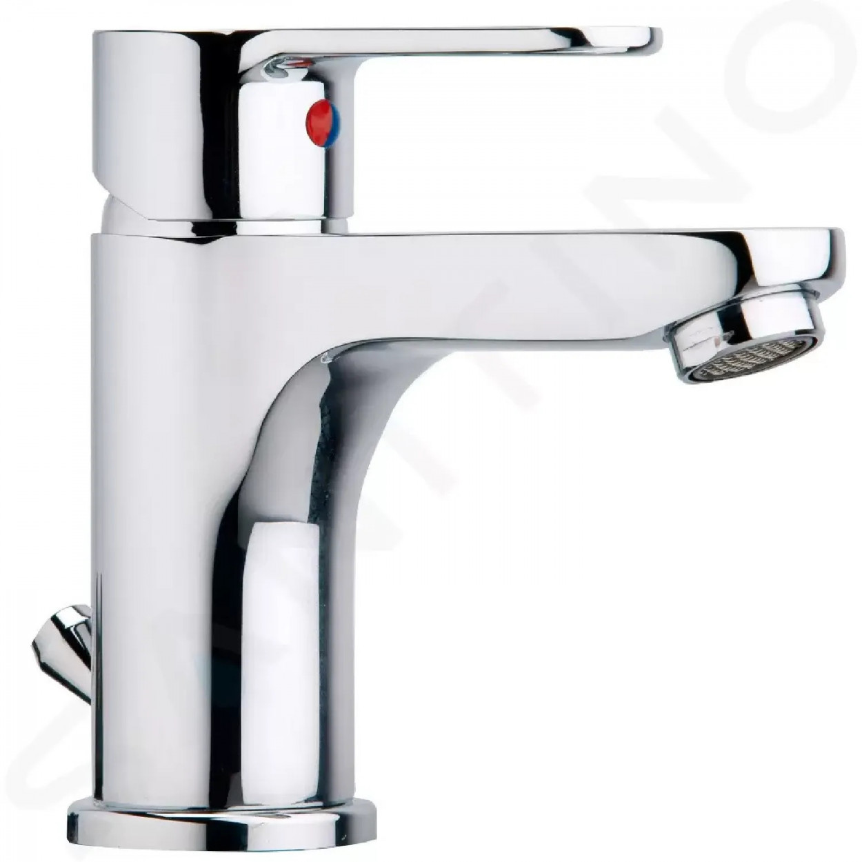 Miscelatore lavabo con scarico automatico Blu cromo - Paffoni