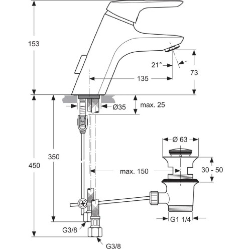 Miscelatore Monocomando Ceramix Blue Cromo – Ideal Standard Online