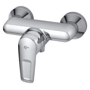 Miscelatore monocomando esterno doccia Ceramix Blue cromo | Ideal Stan