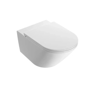 Vaso sospeso senza brida Forty3 bianco lucido - Ceramica Globo