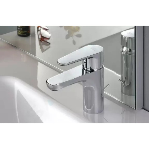 Miscelatore lavabo con scarico automatico Green cromo - Paffoni