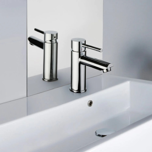 Miscelatore lavabo con scarico clic-clac Stick cromo - Paffoni