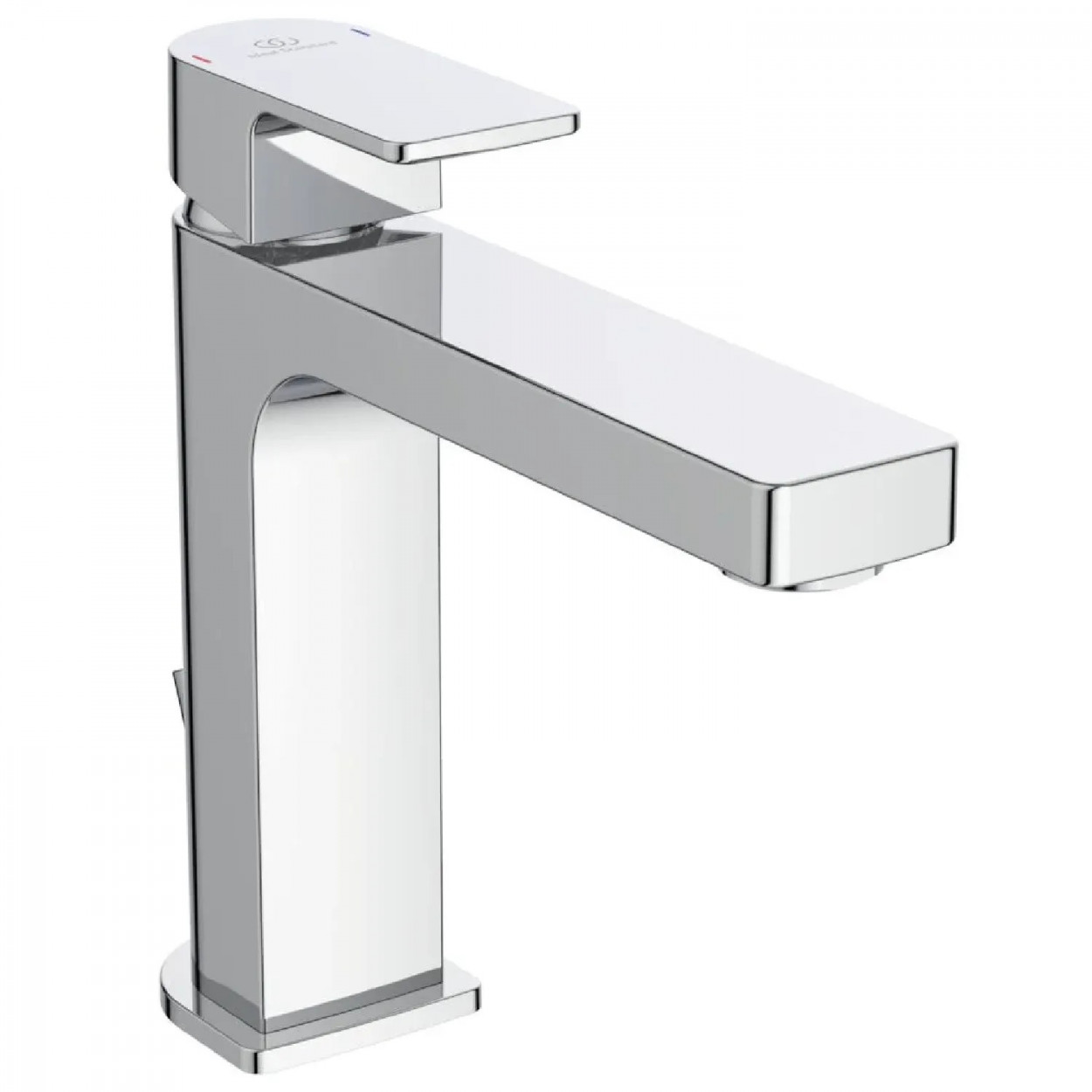 Miscelatore monocomando grande per lavabo Edge con asta di comando e s