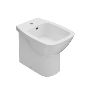 Bidet a Terra Filo Muro Daily 53x37x42 cm Bianco Lucido - Globo | Megl