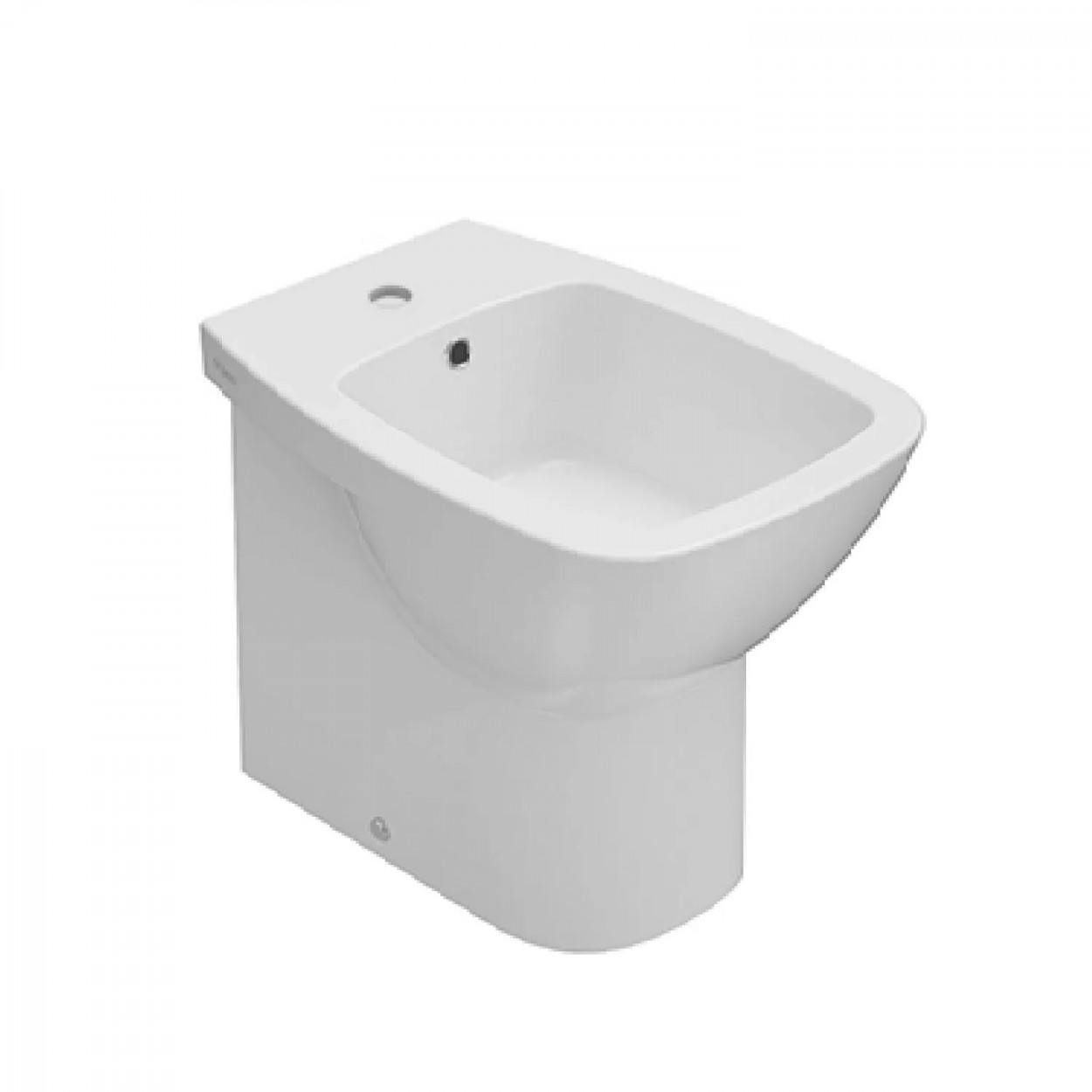 Bidet a terra filo muro Daily 53x37x42h cm bianco lucido - Globo