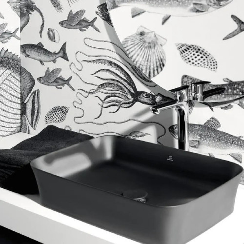 Miscelatore monocomando alto per lavabo Connect Air con asta di comand