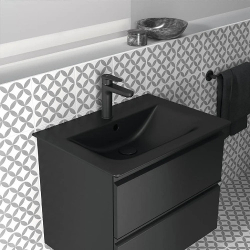 Miscelatore monocomando lavabo Cerafine O nero opaco – Ideal Standard