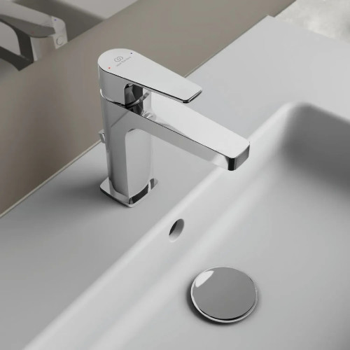 Miscelatore Monocomando Lavabo Cerafine D con Scarico Cromo - Ideal St