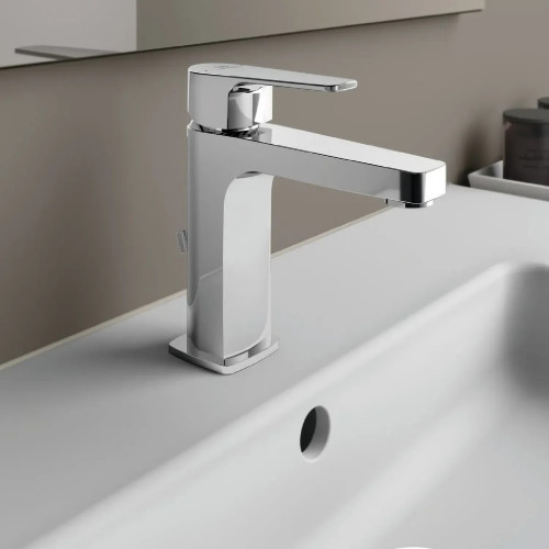 Miscelatore Monocomando Lavabo Cerafine D con Scarico Cromo - Ideal St
