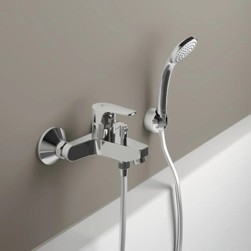 Miscelatore monocomando esterno vasca/doccia Cerafine D cromo | Ideal