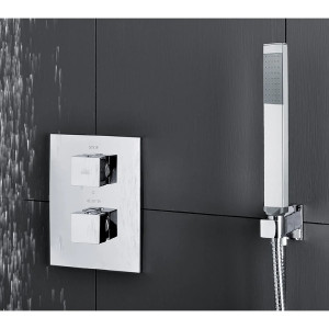 Set doccia incasso Quadro completo cromo - Paffoni 2