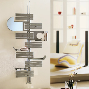 Radiatore verticale Babyla h1800x600 mm inox lucido - Cordivari 2