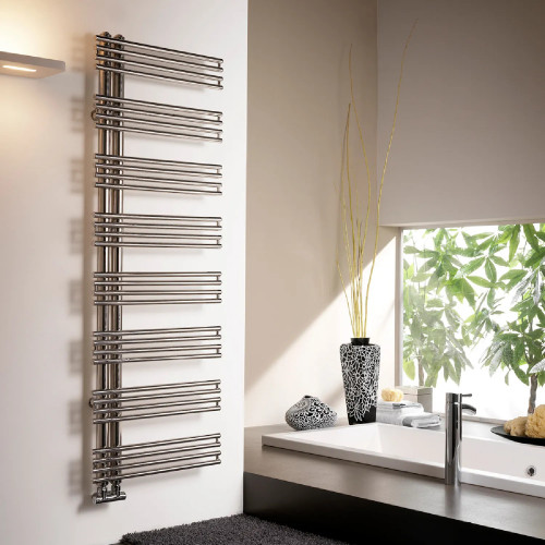 Radiatore verticale Kelly18 h1406x600 mm inox lucido – Cordivari