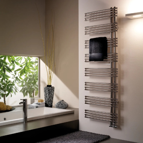 Radiatore verticale Kelly18 h1224x500 mm inox lucido – Cordivari