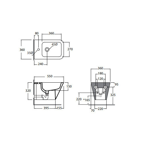 Bidet sospeso Build 55x36 cm bianco lucido - Azzurra Ceramica | Meglio