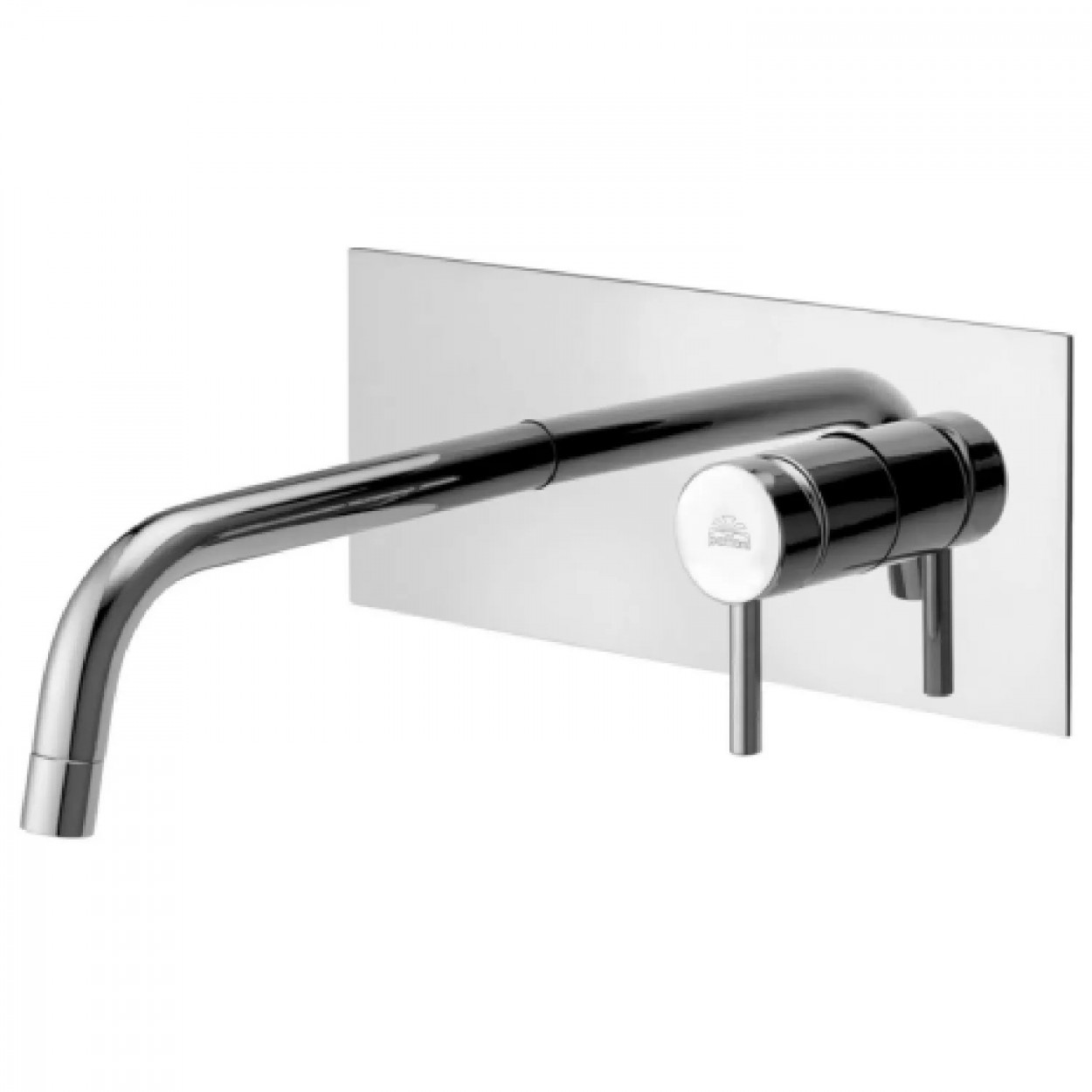 Miscelatore incasso lavabo 24,5 cm con piastra Light cromo - Paffoni