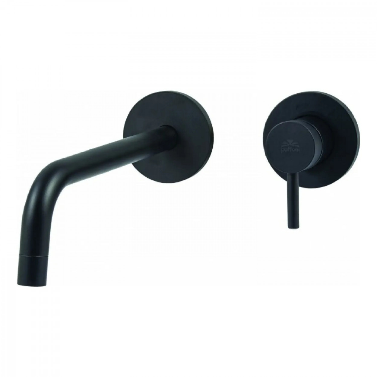 Miscelatore incasso lavabo 24,5 cm senza piastra Light nero opaco - Pa