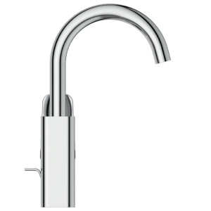 Miscelatore lavabo bocca alta con scarico Ceraplan cromo - Ideal Stand 2
