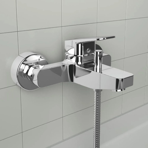 Set miscelatore monocomando esterno vasca/doccia Ceraplan cromo