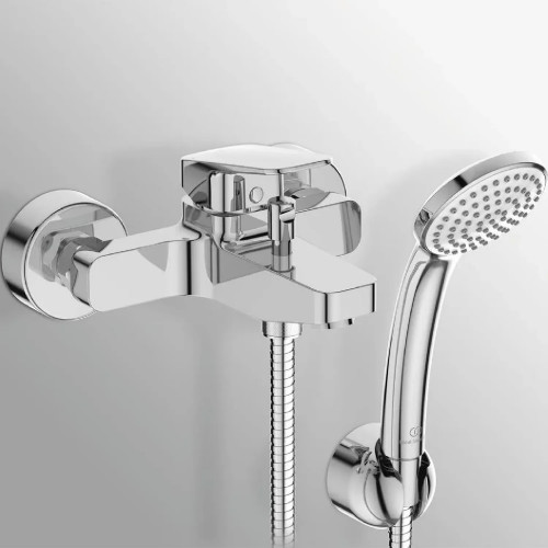 Set miscelatore monocomando esterno vasca/doccia Ceraplan cromo