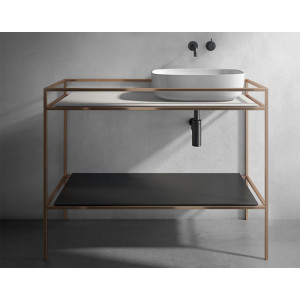 Lavabo d'Appoggio 64x40 cm Bianco Opaco - Design Elegante Galassia 2