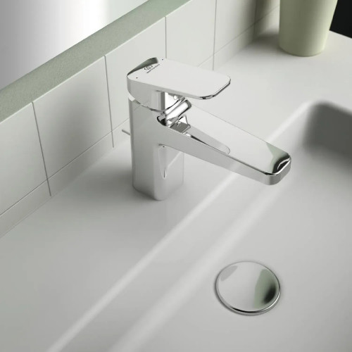 Miscelatore lavabo Ceraplan 16 cm cromo con scarico - Ideal Standard