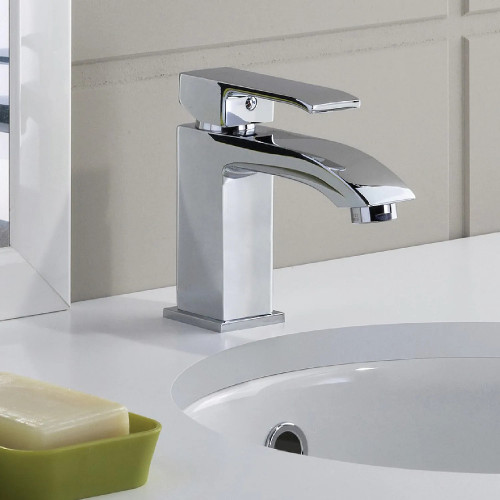 Miscelatore lavabo con scarico automatico Level cromo - Paffoni
