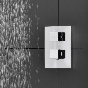 Miscelatore termostatico incasso doccia 3 uscite Level cromo - Paffoni 2