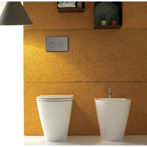 Vaso WC a terra Forty3 52x36 cm bianco lucido - Globo | Meglioalge.it