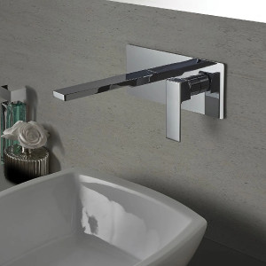 Miscelatore incasso lavabo 20 cm con piastra Elle cromo - Paffoni 2